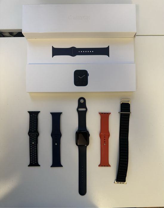 Apple Watch Series 6, 44mm, тъмносин