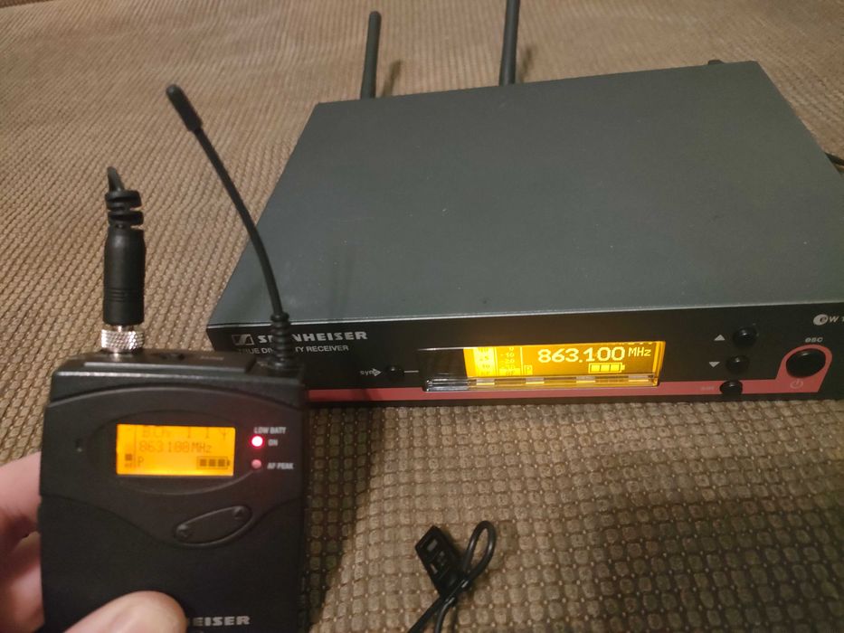 Microfon Sennheiser Ew 300 g2 si lavaliera Sennheiser ew 300 G2