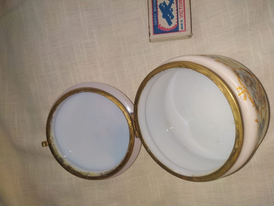 Шкатулка фарфор 19 век