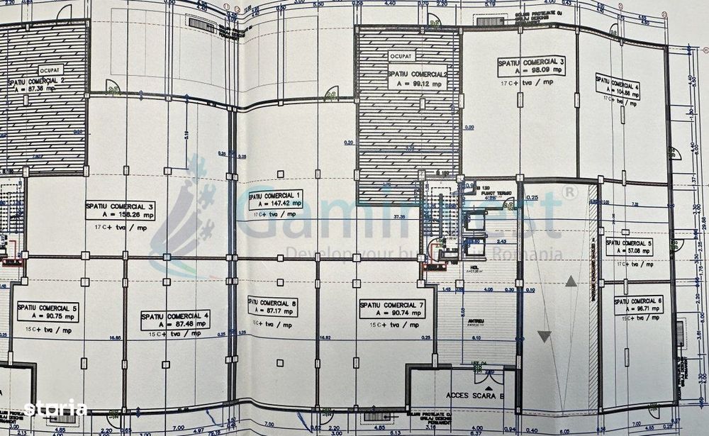 Gaminvest Spatiu comercial bloc nou Calea Aradului,Oradea,BihorA2162B