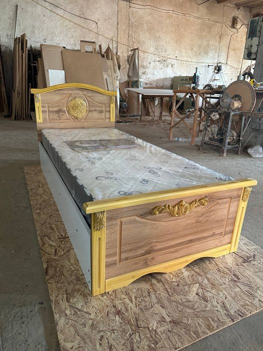 Krovat bir kishilik fasad mdf