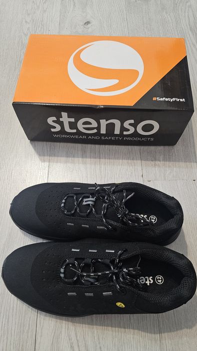 Работни обувки /safety shoes/STENSO jett black low S1PL ESD SR /размер 42/