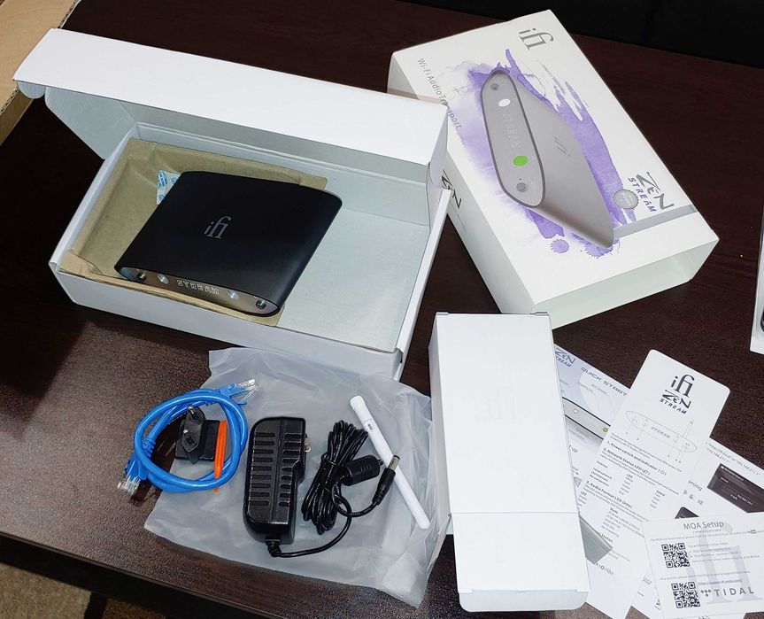 iFi ZEN Stream + iFi iPower 12V, Hi-Res Streamer/Transport, Комплект, Отлично Състояние, Като Нов