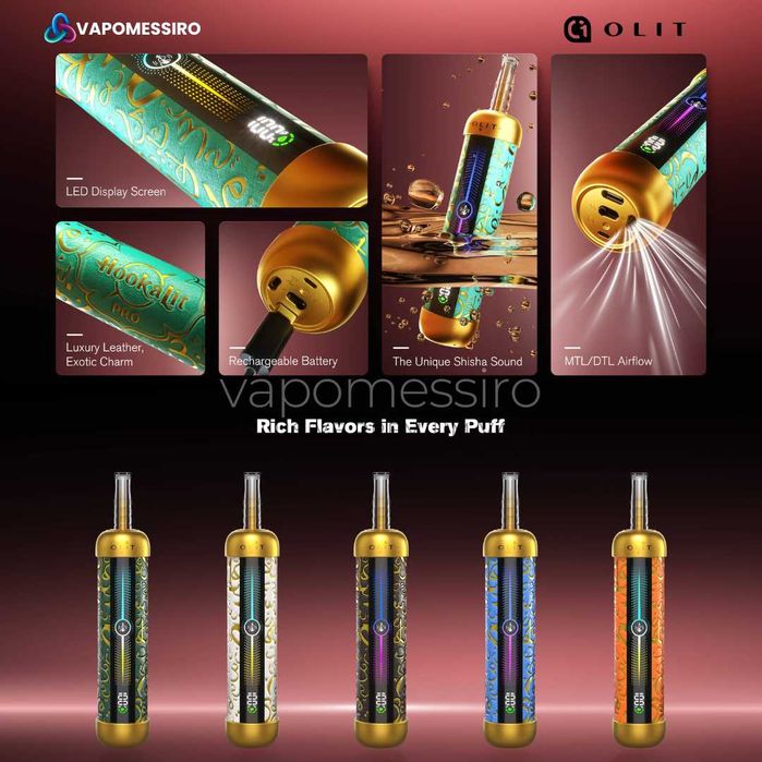 Vape-Narghilea cu Efect Sonor si multiple functii Olit Hookalit Pro