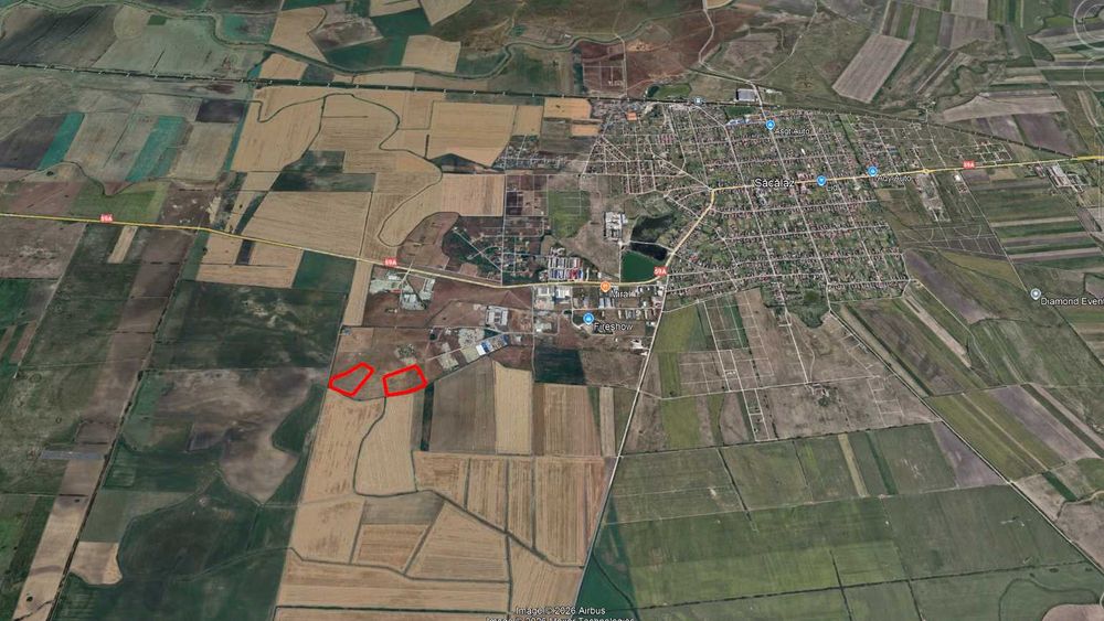 Teren intravilan de vânzare – Comuna Săcălaz, jud. Timiș