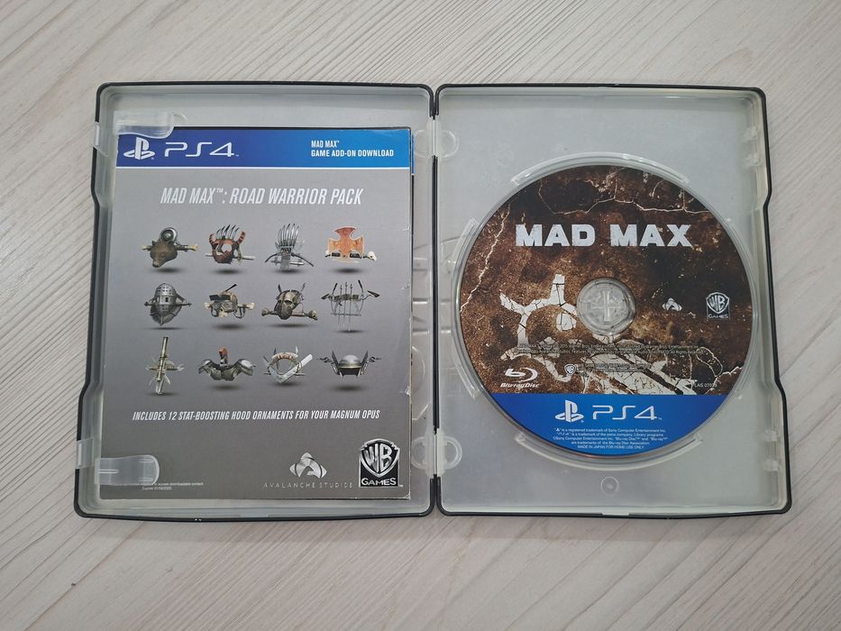 Mad Max steelbook PS4