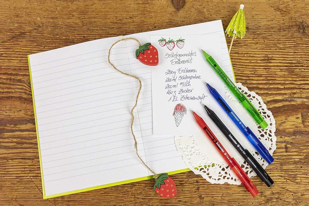 Schneider Fave Click-Top Гел химикалка, черно мастило 10бр за 16.90