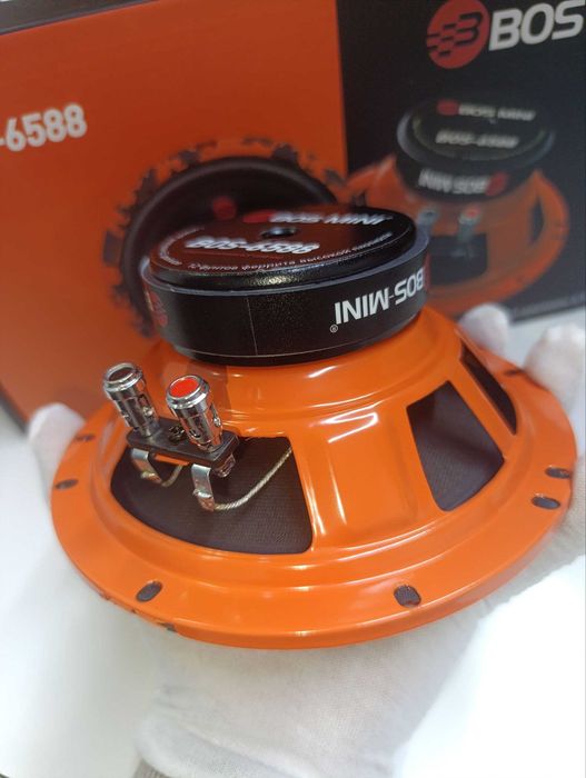 KALONKA BOS 6588 16sm Avto Kolonka – 80W Kuchli Ovoz MidBass