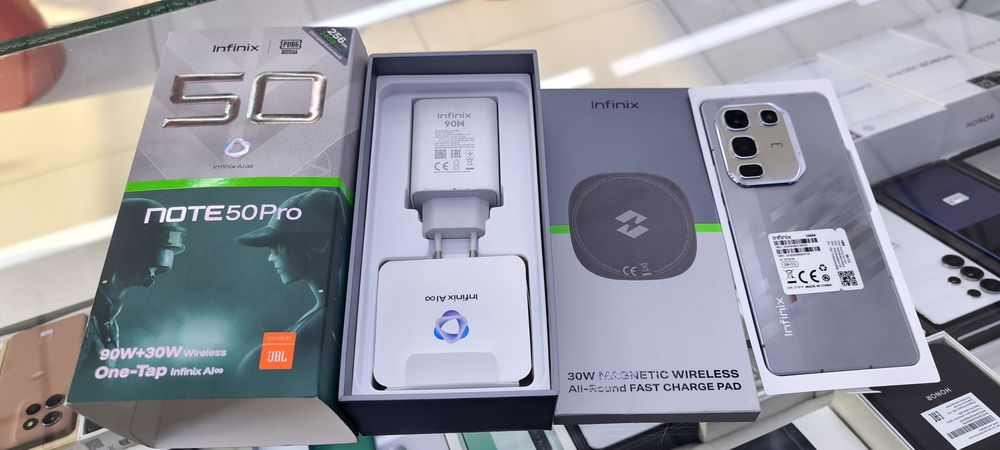 infinix note 50pro 24/256 silver