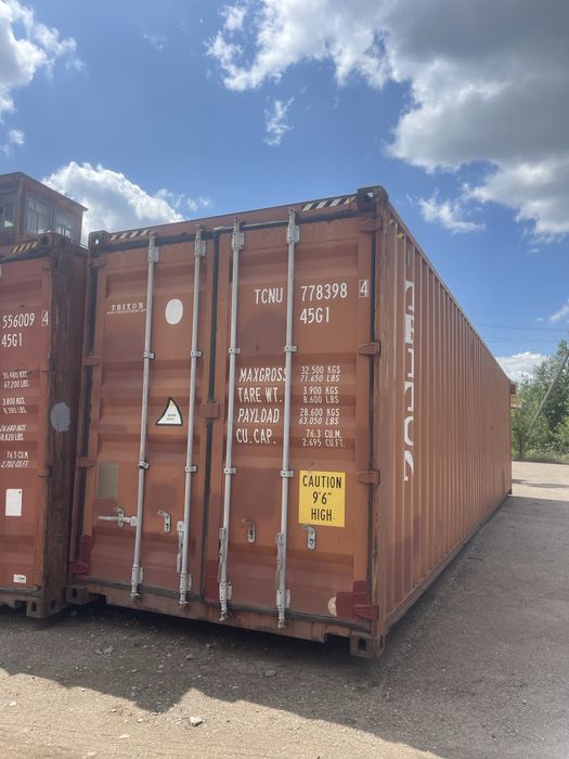 Контейнера 40 футовые МОРСКИЕ 2,9 HQ Отличном Состоянии в г.КОСТАНАЕ