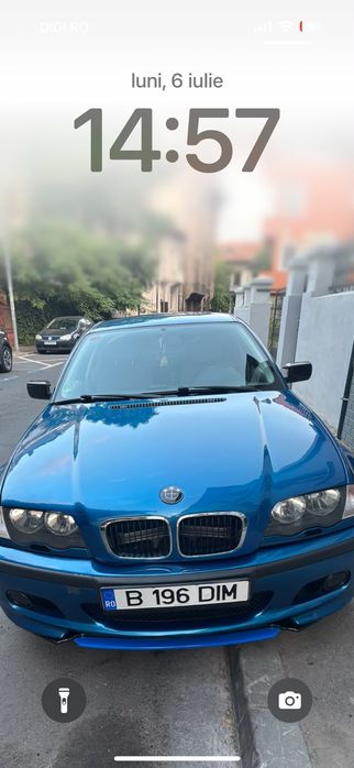 BMW e46 albastru