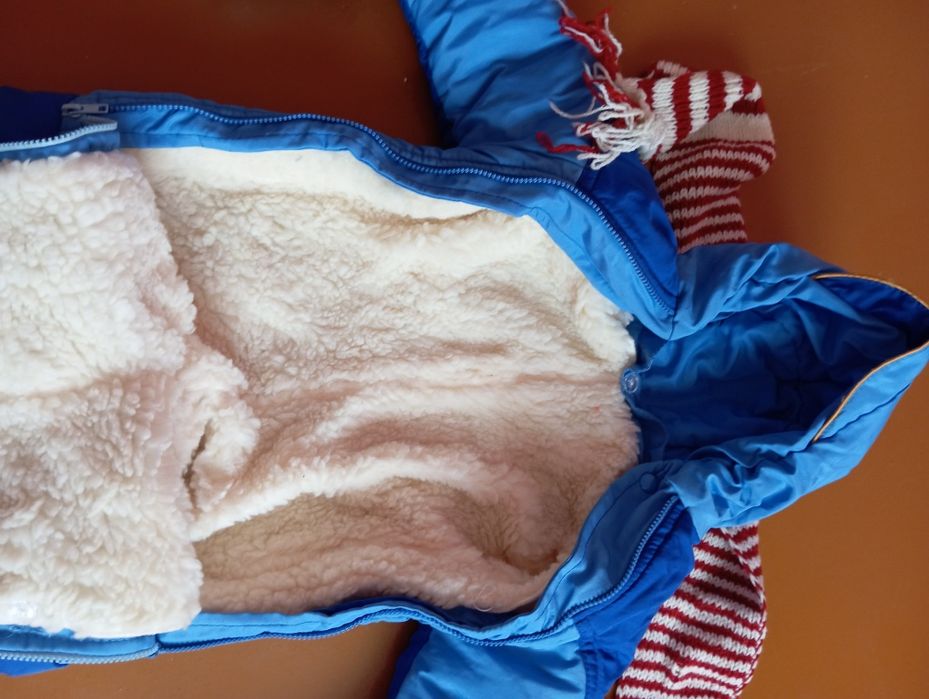 Зимний комбинезон для новорожденных