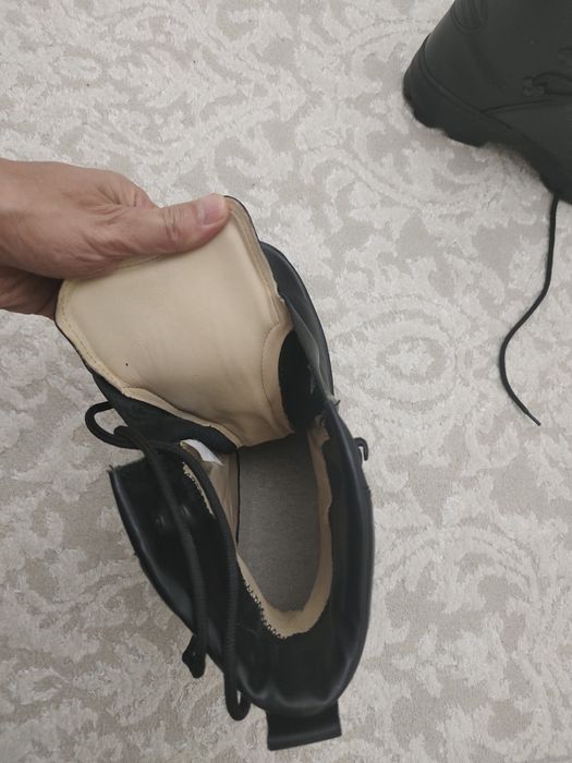 Берцы военные кожаные