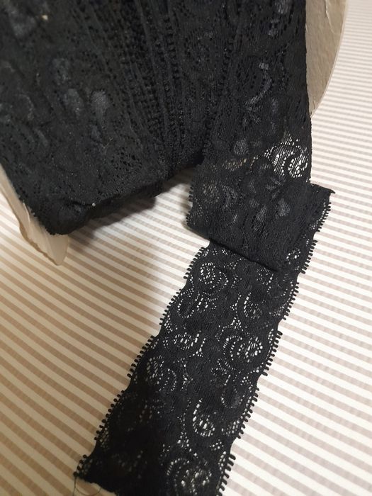 Dantela elastica neagra