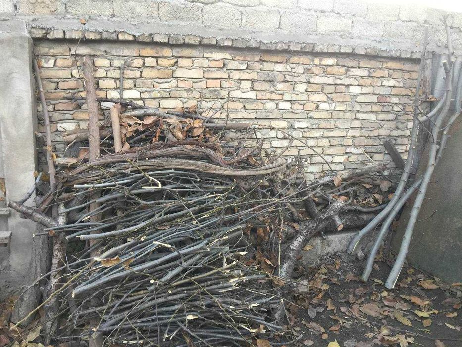 дрова из фруктовых деревьев-черешня,вишня,слива,орех  в объеме 2 куба