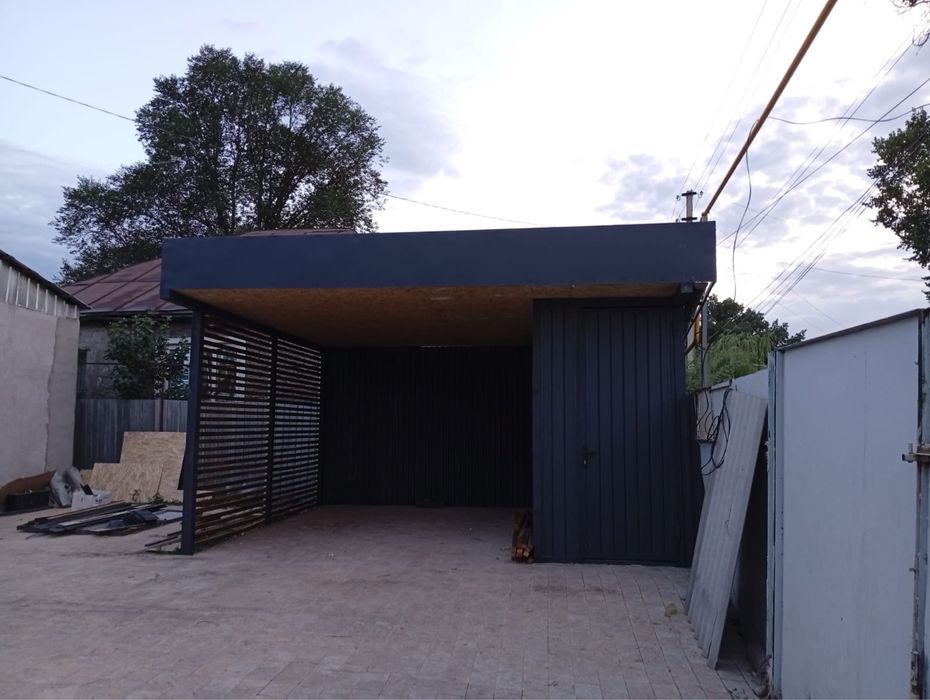 Беседка со складом Изготовление