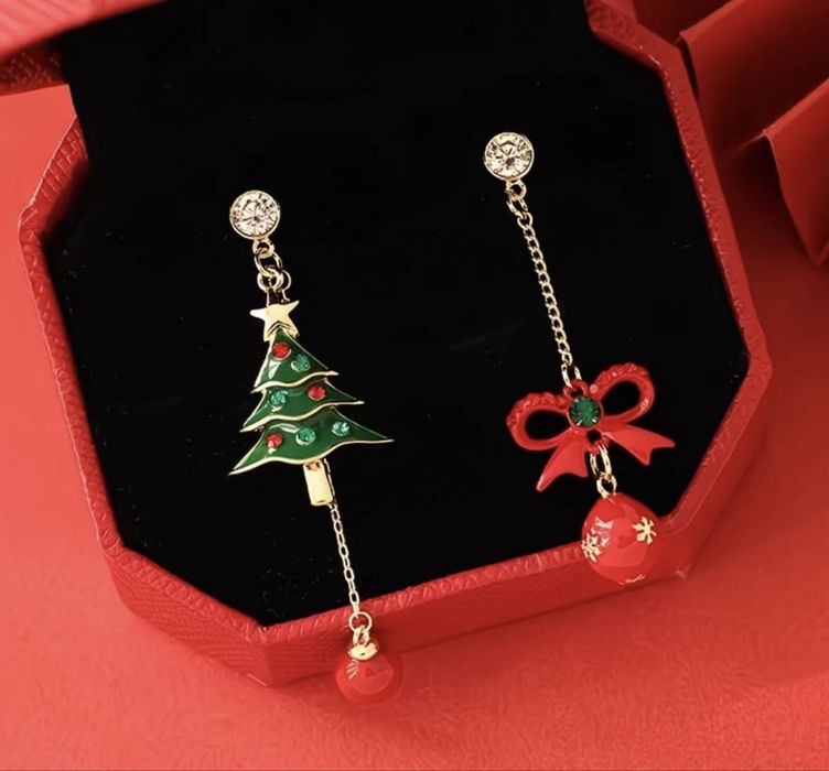 Новогодние серьги