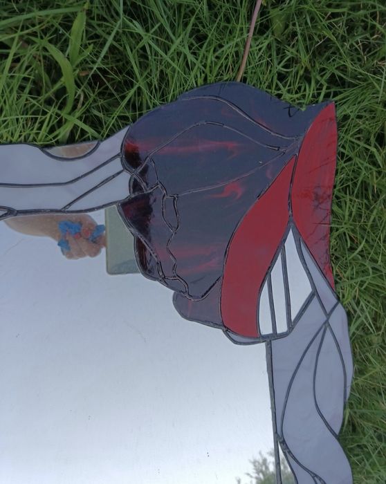 Oglindă colorată Tiffany,de perete