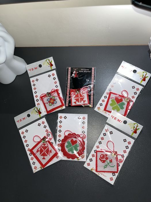 Ръчно изработени мартеници с шевици