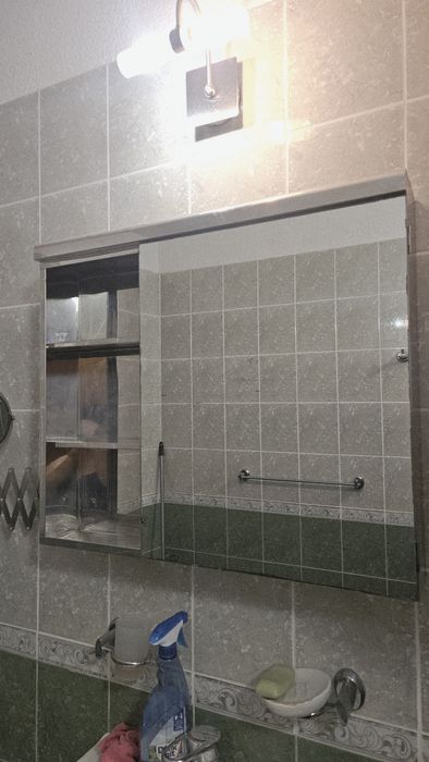 Шкаф за баня неръждаема стомана с огледало