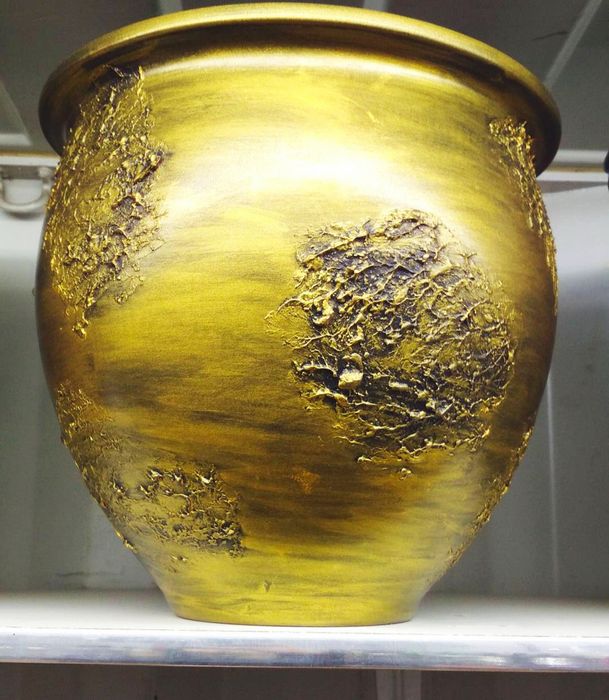 Горшок для цветов керамический ручная работа