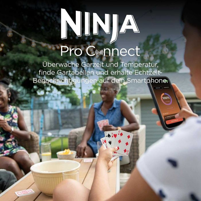 Нова Електрическа Скара Грил 7 в 1 Ninja Woodfire Pro Connect XL OG901EU, 2 години Гаранция, 1700W