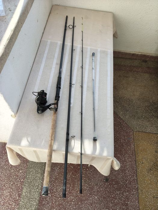 Lanseta Okuma C.B. Feeder, 3.60m, 60-120g, 3+3buc + Okuma Ceymar XT 40