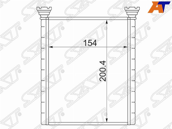 Радиатор отопителя салона Toyota Camry