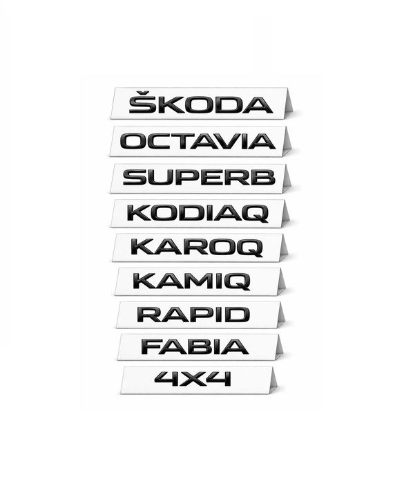 Embleme Skoda Octavia Superb Kodiaq Karoq Kamiq Enyaq Fabia Rapid 4x4