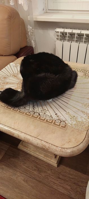 Норковая шапка мужская