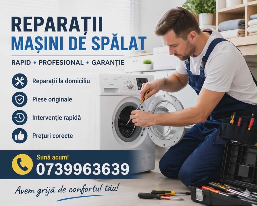 Reparatii masini de spalat rufe