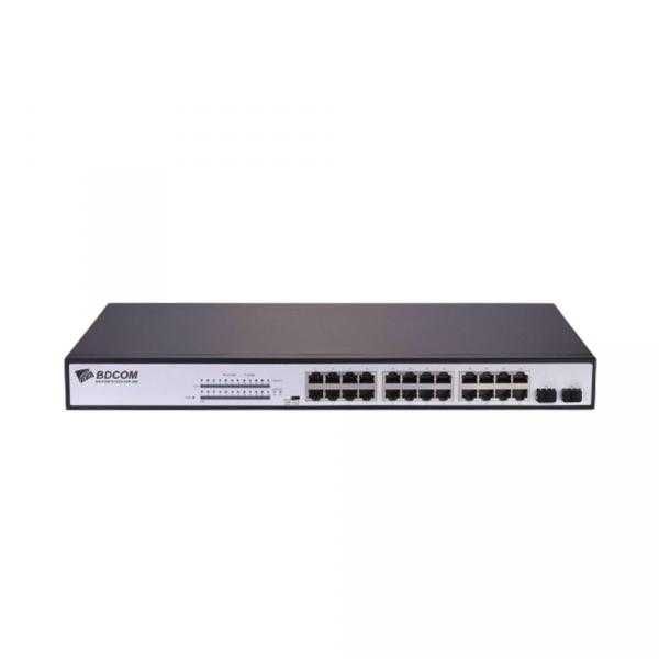 BDCOM S1526-24P - 24-Port Gigabit PoE коммутатор (switch) 370W