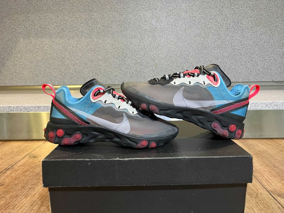 ОРИГИНАЛНИ *** Nike React Element 87 Blue Chill Solar Red