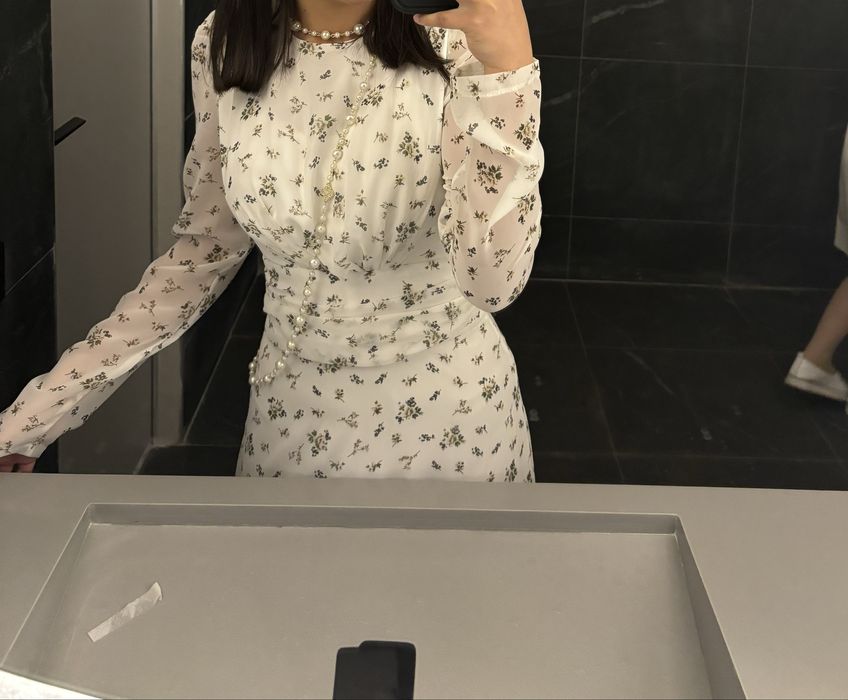 весеннее платье размер s