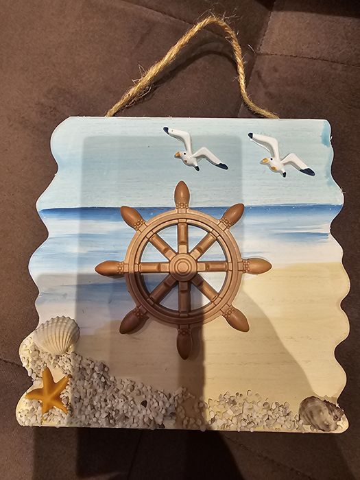 Красива 3D стенна украса с морски мотив