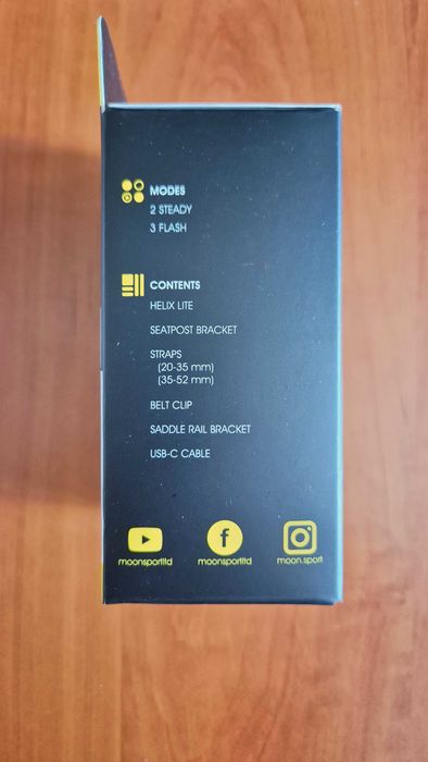 Заден стоп за велосипед Moon Helix Lite