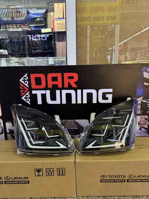 Prado 120 передние тюнинг Led фары