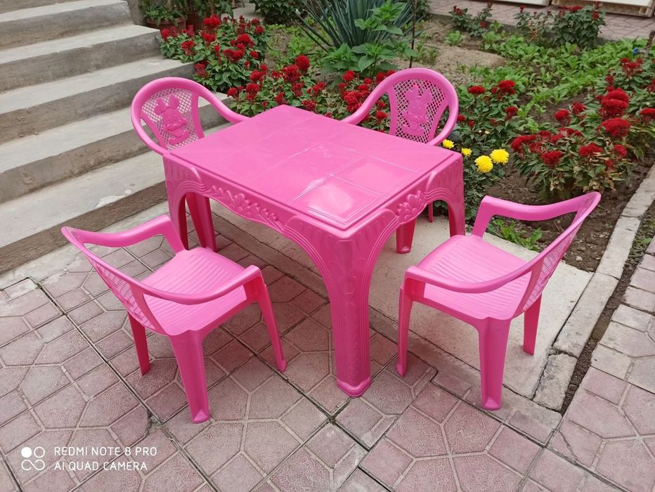 Zavod mahsuloti  detskiy stul stol naborla