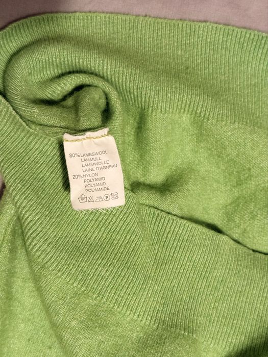 Pulover lana verde S-M