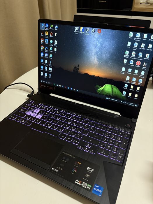 Asus TUF f15 / i5-11400h / nvidia 3050 RTX / 16 GB озу / 144 Герц