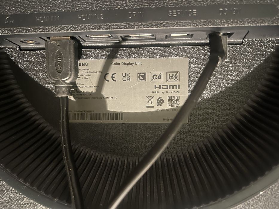 Vand monitor SAMSUNG  gaming curbat LC27RG50FQRXEN