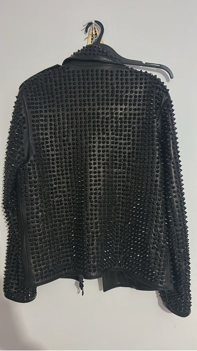 Jacheta cu ținte din piele naturala marca Ellis Colection