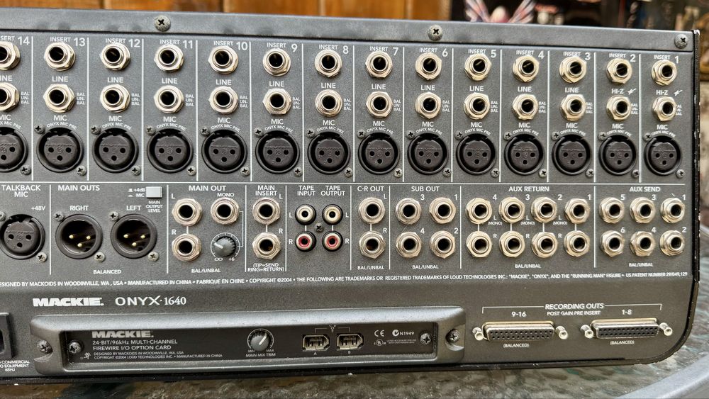 Mixer audio MACKIE ONYX 1640