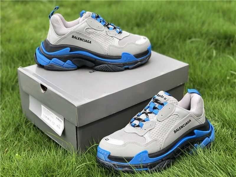 Balenciaga Triple S - Black/Dark Green/Blue