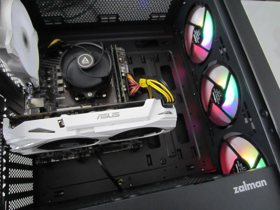 Гейм Ryzen 5 2600, 16GB с  GTX1070  , 256GB NVMe 500GB HDD