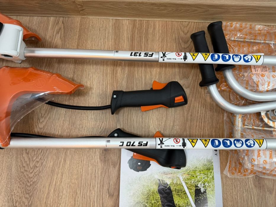 Stihl motocoasa pe benzina.