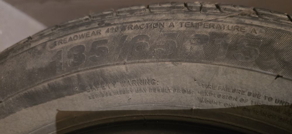 Продам летние шины Anchee 185/65/R15