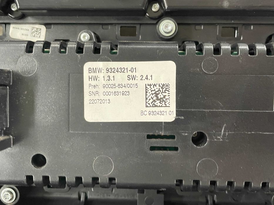 Climatronic cu incalzire in scaune Bmw seria 5 F10 - F11 cod 9324321
