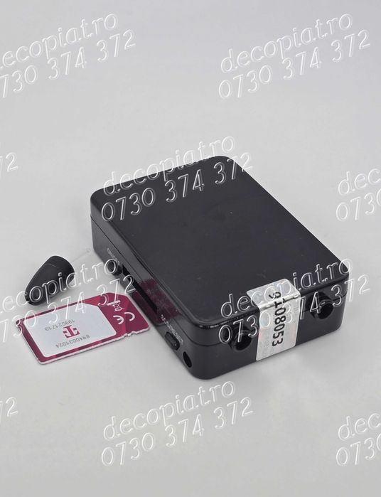 Cutie GSM neagra performanta nedetectabila +Casca de copiat MC4000 bac