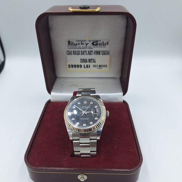 Ceas Rolex Date Just 41mm 126334 Curea Metal factura garanție #29066